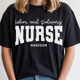 T-shirt Chemise d'infirmière de livraison personnalisée, C