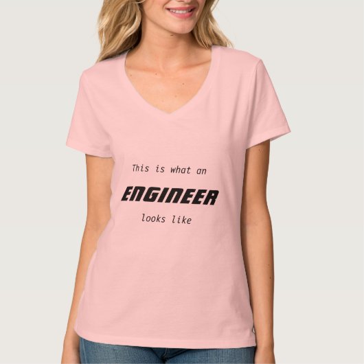 T-shirt Chemise d'ingénieur de femme (Devant)