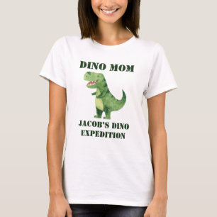 T-shirt Chemise Dino Maman, Fête d'anniversaire dinosaure