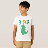 T-shirt Chemise Dinosaure 3-Rex (Devant entier)