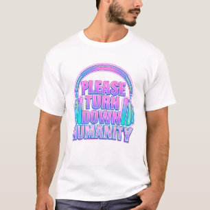 T-shirt Chemise d'introverti surstimule Réduire l'humanité