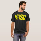 T-shirt Chemise DIVERSE de culturisme - texte jaune (Devant entier)