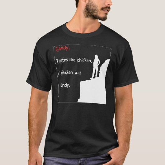 T-shirt Chemise d'obscurité de la sucrerie PSA (Devant)