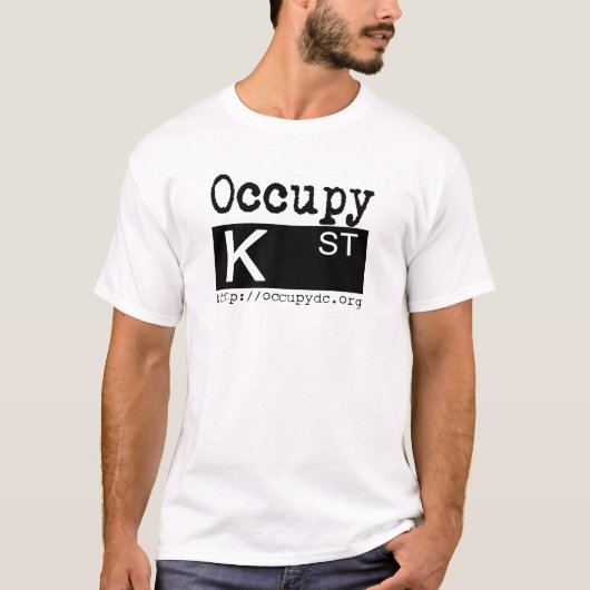 T-shirt Chemise d'OccupyDC - donation 100% ODC (Devant)