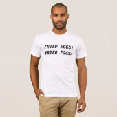 T-shirt Chemise d'oeufs au plat (Devant entier)