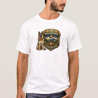 T-shirt Chemise Dog Dad | Mains fortes Pattes fidèles