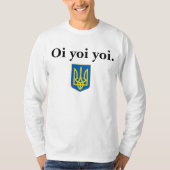 T-shirt Chemise d'Oi Yoi Yoi Tryzub d'Ukrainien (Devant)