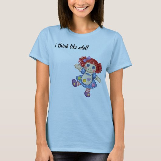 T-shirt chemise doll design (Devant)