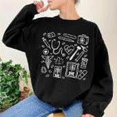 T-shirt Chemise Doodle Médicale pour RN, MD ou Future Heal