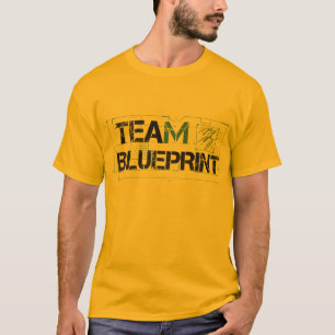 T-shirt Chemise d'or de modèle d'équipe