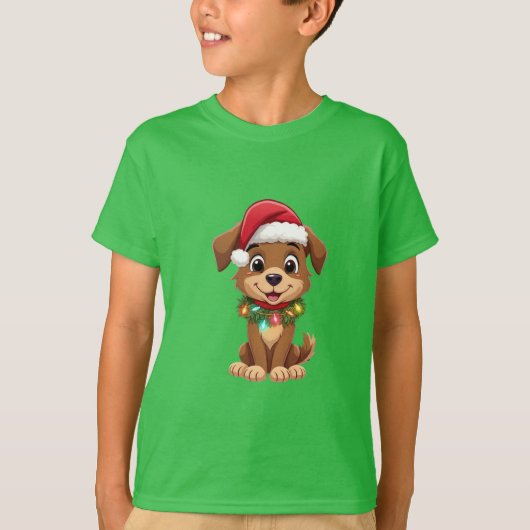 T-shirt Chemise dorée de Noël, Bonne année (Devant)