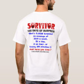 T-shirt Chemise double face de défi de Burpee (Dos)