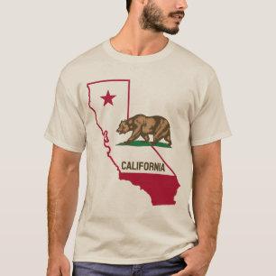 T-shirt Chemise d'ours de République de la Californie