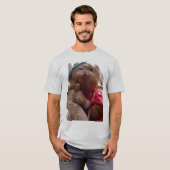 T-shirt chemise d'ours et de cheval (Devant entier)