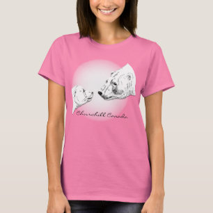 T-shirt Chemise d'ours polaire pour femmes Churchill bio