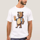 T-shirt Chemise d'ours pour bière d'artisanat (Devant)