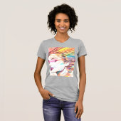 T-shirt chemise d'outil d'art (Devant entier)