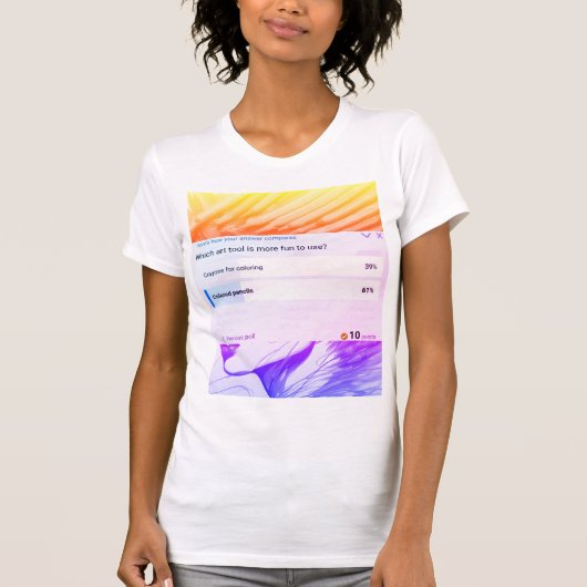 T-shirt chemise d'outil d'art (Devant)