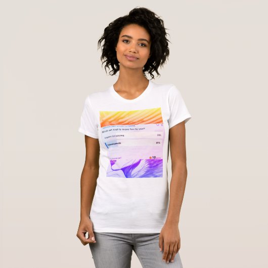 T-shirt chemise d'outil d'art (Devant entier)