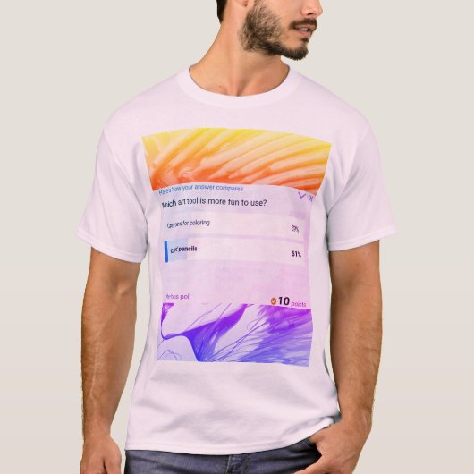 T-shirt chemise d'outil d'art (Devant)