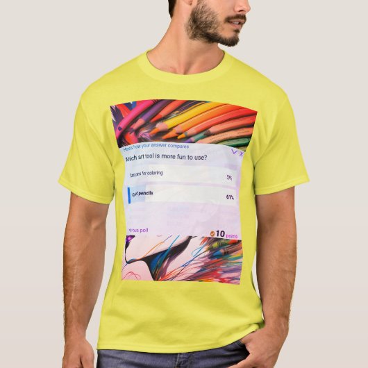 T-shirt chemise d'outil d'art (Devant)