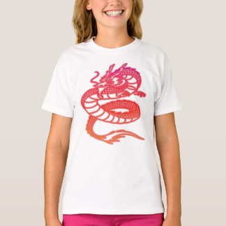 T-shirt Chemise Dragon colorée dragon, Elégant T-Shi Drago