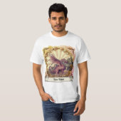 T-shirt Chemise dragon Sepia Castle (Devant entier)