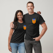 T-shirt Chemise Drapeau Catalane, Catalogne Catalan Indépe (Unisexe)