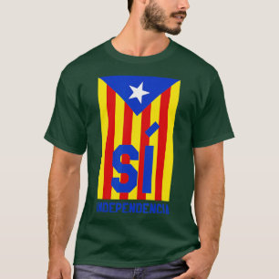 T-shirt Chemise Drapeau Catalogne Catalogne Indépendance C