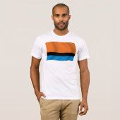 T-shirt Chemise Drapeau Chagossiens (Devant entier)