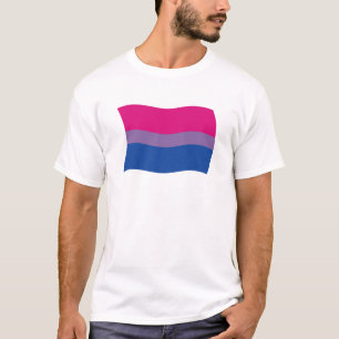 T-shirt Chemise Drapeau de Fierté Bisexuelle