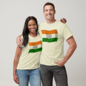T-shirt Chemise Drapeau de l'Inde (Unisexe)