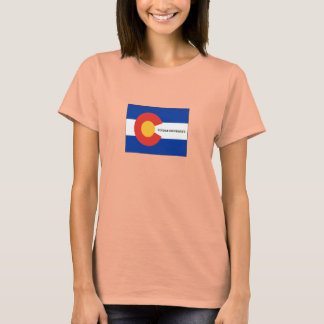 T-shirt Chemise Drapeau de l'Université Poudre du Colorado