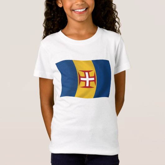 T-Shirt Chemise drapeau de Madère (Devant)