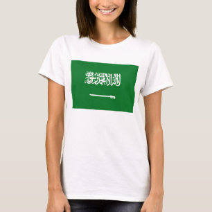T-shirt Chemise drapeau et carte d'Arabie saoudite