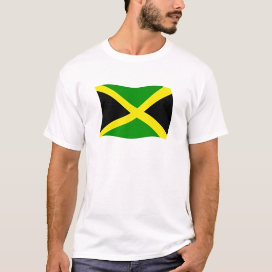 T-shirt Chemise Drapeau Jamaïque (Devant)