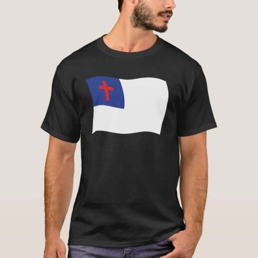 T-shirt Chemise Drapeau Religion Chrétienne (Devant)