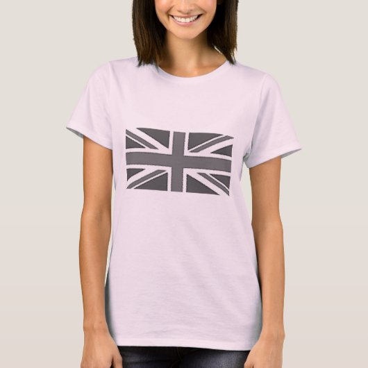 T-shirt Chemise Drapeau Rose Dames (Devant)
