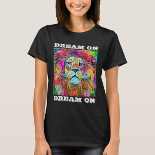 T-SHIRT CHEMISE DREAM ON LION ANNÉES 70