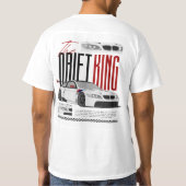 T-shirt Chemise Drifting Machine – Vitesse & Fumée (Dos)