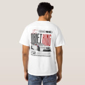 T-shirt Chemise Drifting Machine – Vitesse & Fumée (Dos entier)