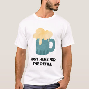 T-shirt Chemise Drôle, Amateurs De Bière