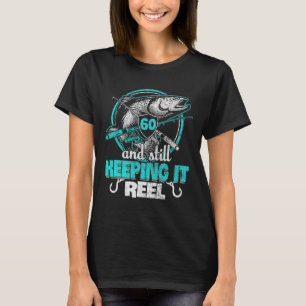 T-shirt Chemise drôle d'anniversaire de pêche 60 ans Pêche
