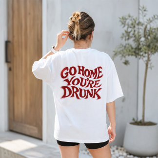 T-shirt Chemise drôle d'art typographique rétro