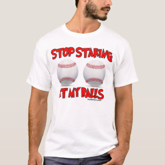 T-shirt Chemise drôle de base-ball