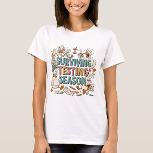 T-shirt Chemise drôle de canard professeur survivant à la