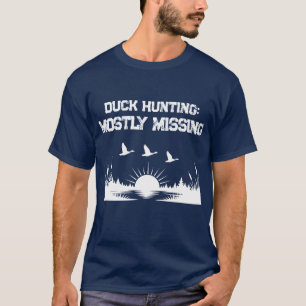 T-shirt Chemise drôle de chasse au canard principalement r