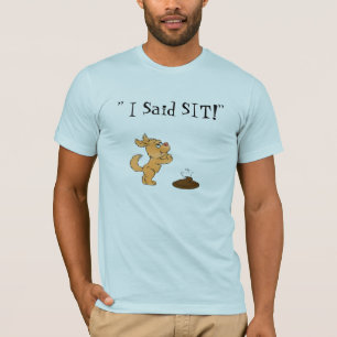 T-shirt Chemise drôle de chien