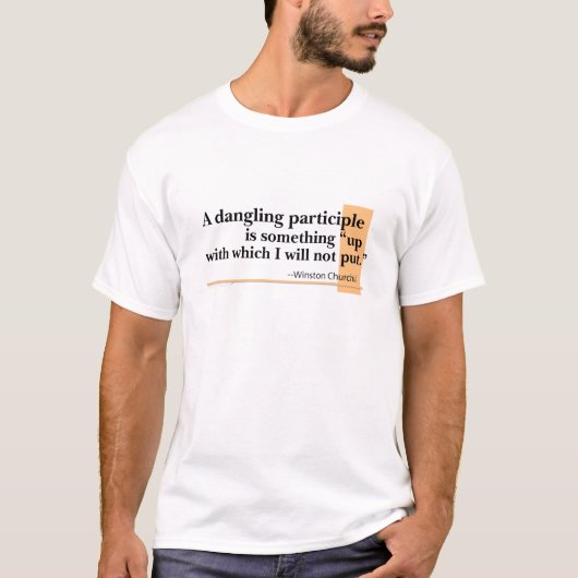 T-shirt Chemise drôle de citation de grammaire de (Devant)
