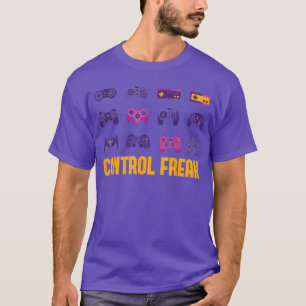 T-shirt Chemise drôle de Control Freak pour joueurs geek v